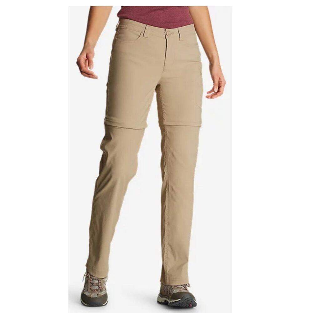 The North Face Women's Rainier Khaki Convertible Pants Size S Style ASXQ